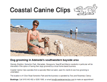 Tablet Screenshot of coastalcanineclips.com